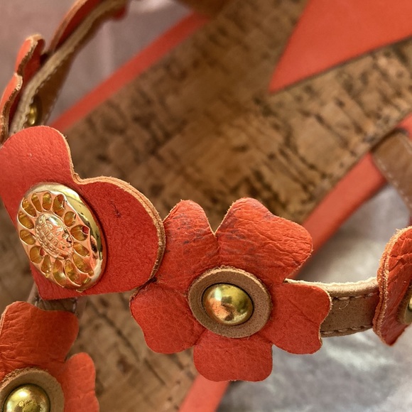 YellowBox Coral Floral Leather Honeysuckle Sandal - Picture 8 of 8